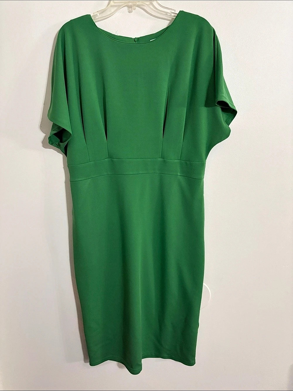 Jasambac Green  flutter sleeve Dress Size XL EUC